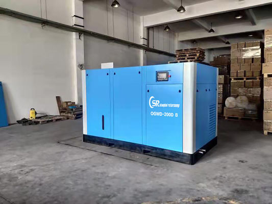 Oil -free  Screw Air Compressor for hospital project