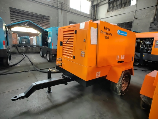 10-12 M3/min Bộ nén vít diesel dòng chảy cho các ứng dụng công nghiệp và thương mại