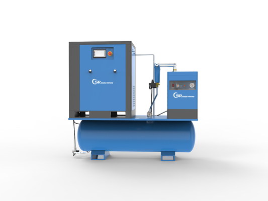 25bar Cỗ máy nén vít gắn trên bể áp suất cao cho ngành công nghiệp cắt laser