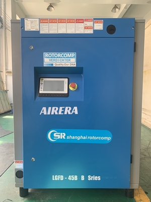 Không khí làm mát LGFD-45KW Máy nén vít xoay điện áp suất 0,8-1,5MPa Áp suất tối đa