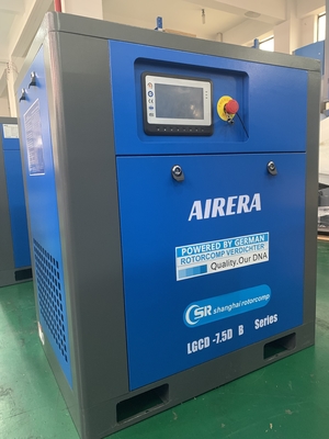 LGCD-7.5KW 4800 M3/hr làm mát luồng không khí vít máy nén không khí với điều khiển thông minh