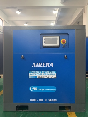 LGCD-11KW 380V dây đai điều khiển không khí làm mát vít máy nén không khí với bộ điều khiển thông minh