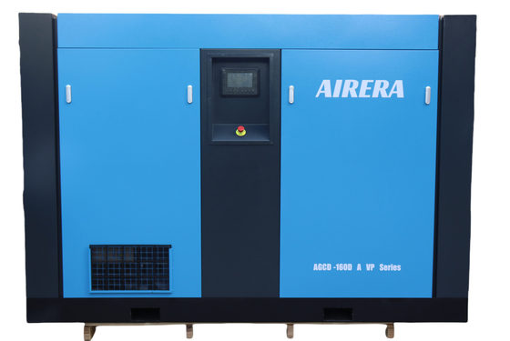 Shanghai Rotorcomp AGCD-160D A VP Intelligent Controller Direct Driven Screw Air Compressor để tiết kiệm chi phí và hoạt động lâu dài