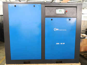 Máy nén khí trục vít phun dầu màu xanh, máy nén khí ngang 15-60hz