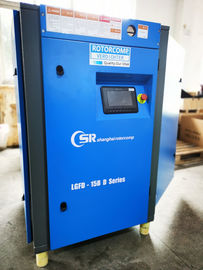 Máy nén khí trục vít có độ ồn thấp với màn hình cảm ứng Bộ điều khiển PLC 64dB (A)