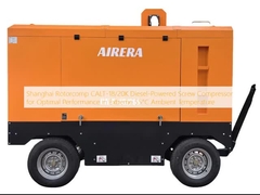 Shanghai Rotorcomp CALT-18/20K Máy nén vít chạy bằng động cơ diesel cho hiệu suất tối ưu trong nhiệt độ 55 ° C xung quanh